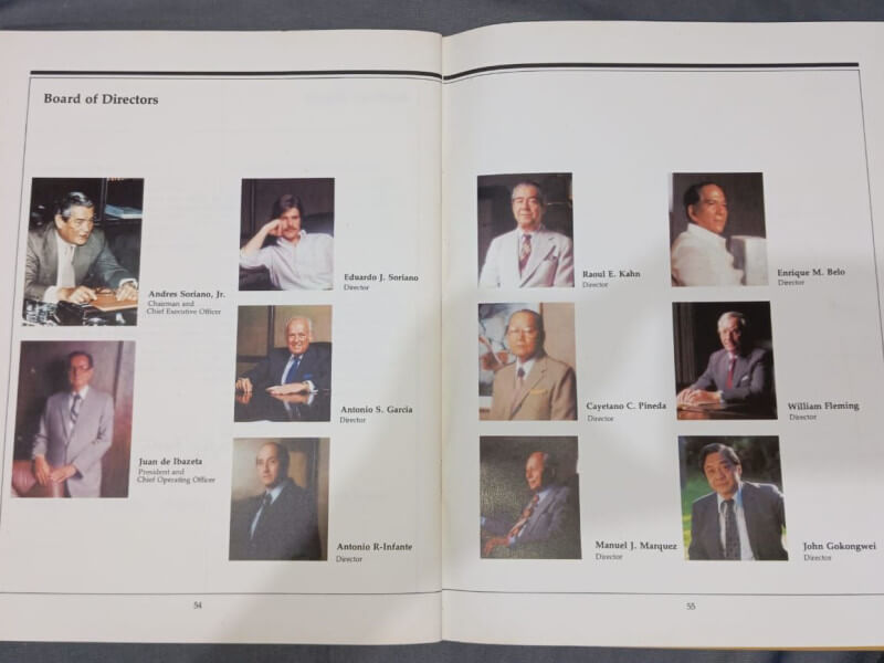 The ANSCOR Board in 1980, the firm's 50th year. /ANSCOR 1980 Annual Report