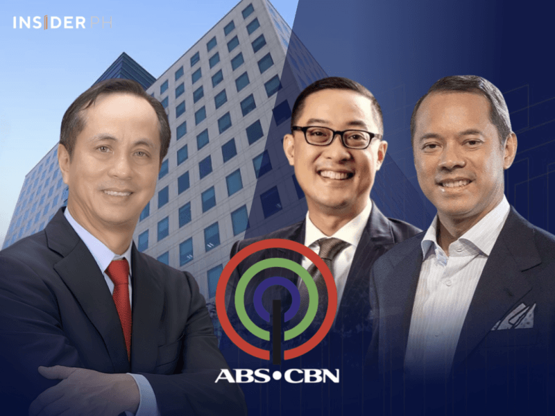 Eugenio "Gabby" Lopez III, ABS-CBN CEO Carlo Katigbak with ABS-CBN chair Mark Lopez.&nbsp;
