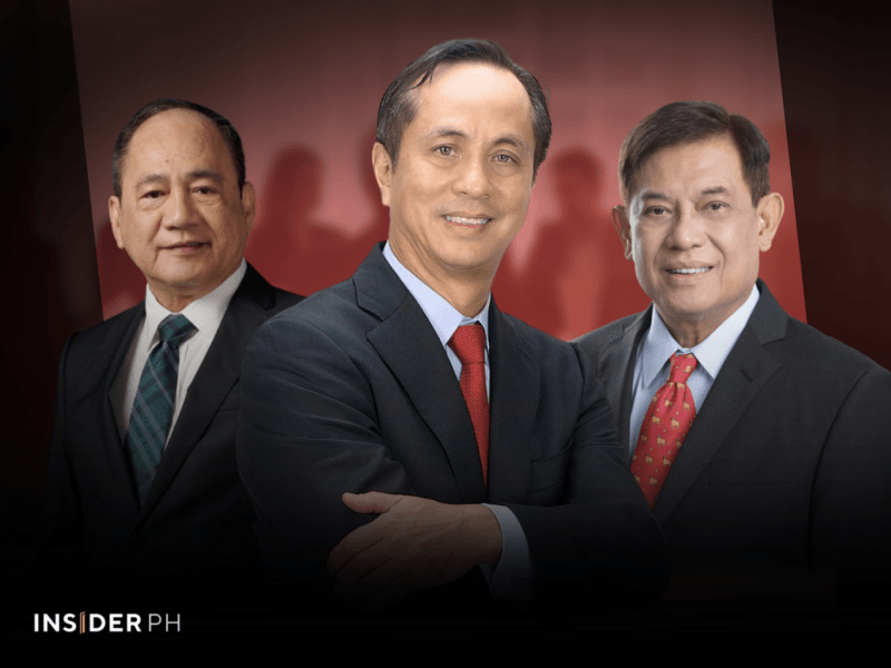From left: PSE president Ramon Monzon, Eugenio Lopez III and SEC chair Francis Ed. Lim&nbsp;