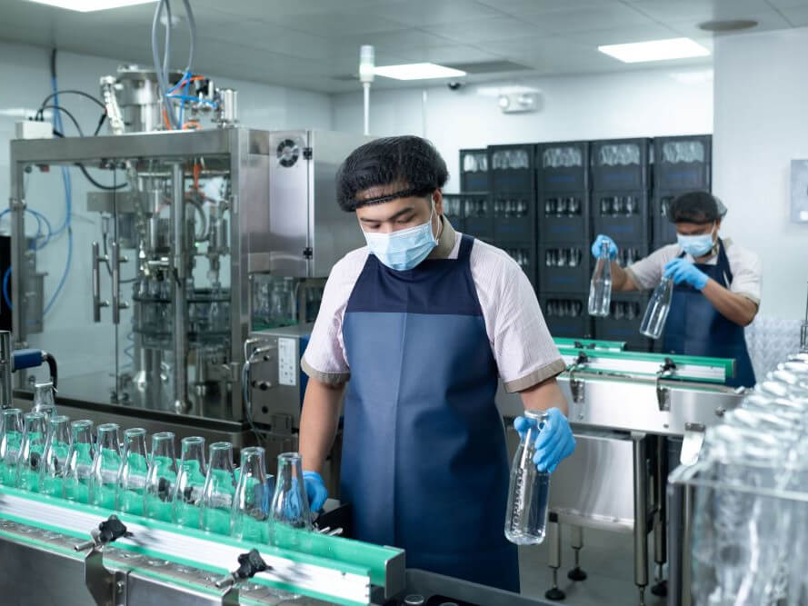 Okada Manila can produce 1,000 bottles of water per hour, all served in reusable glass bottles. /Contributed photo