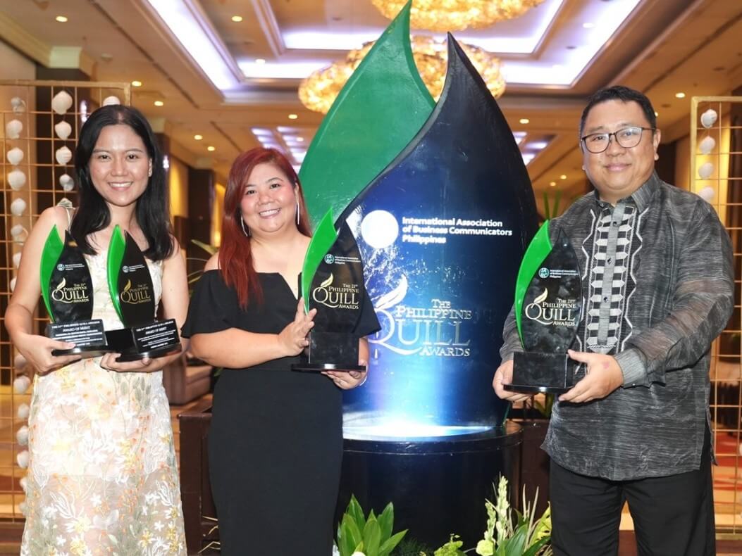 From left: Dezza Alvarez, digital content and community relations manager;  RJ Rodillo, DPR director, and Ed Timbungco, PR manager./Contributed photo