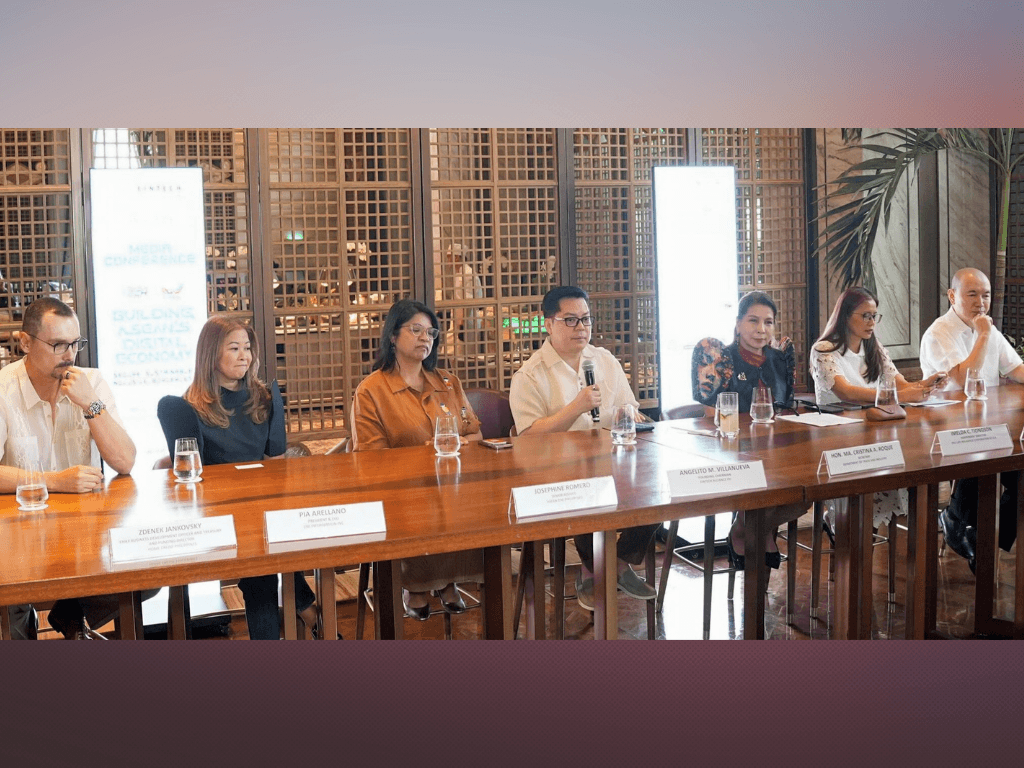 Officials and industry leaders gather during the launch of Manila Tech Summit 2026, which will focus on advancing ASEAN&rsquo;s secure, inclusive, and borderless digital economy agenda. | Contributed photo