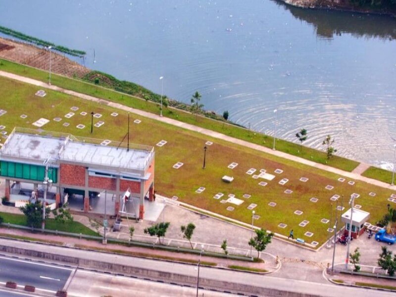 One of 28 wastewater facilities of Manila Water, the &nbsp;Olandes Sewage Treatment Plant is capable of treating up to 10 million liters of wastewater per day before the effluent is discharged to Marikina River. ​| Contributed photo &nbsp;(Click to view full ​image)