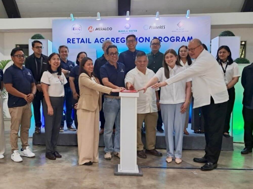 RAP switching ceremony at La Mesa Ecopark in Quezon City: The Manila Water enterprise continues to lead the way in sustainable energy adoption as it transitions 56 additional facilities to the Energy Regulatory Commission’s Retail Aggregation Program (RAP). | Contributed photo