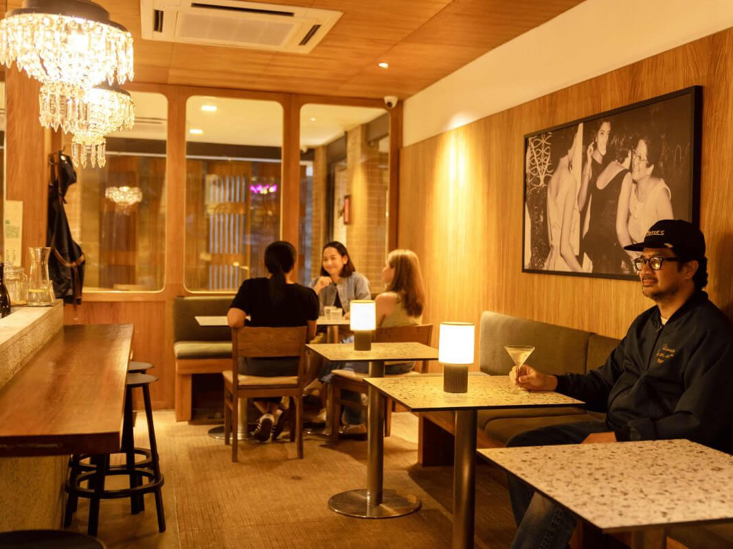 Jim Fuentebella, chief marketing officer of MGI, sits at Ruby’s Bar — a fresh innovation from Max’s that blends tradition with modernity. As MGI adapts to evolving consumer habits, it remains anchored in its core values of warmth, authenticity, and meaningful connections./ Contributed photo