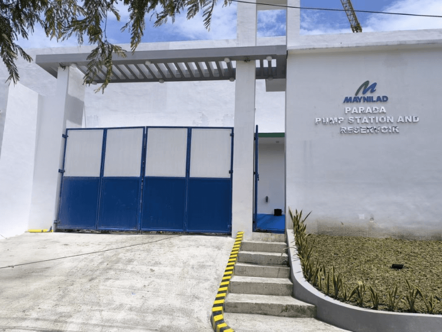 Maynilad’s newly built Parada Reservoir in Valenzuela—one of three new reservoirs being constructed to expand the company’s water storage capacity and improve pressure during peak demand hours, especially in elevated areas. Two other reservoirs are underway in Quezon City. | Contributed photo