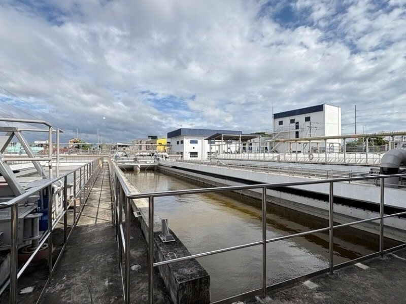 The newly commissioned Cupang Water Reclamation Facility in Muntinlupa City has a treatment capacity of up to 46 million liters of wastewater per day. The facility is currently undergoing upgrades to comply with stricter environmental standards under DAO2016-08, as amended by DAO 2021-19. | Photo from Maynilad