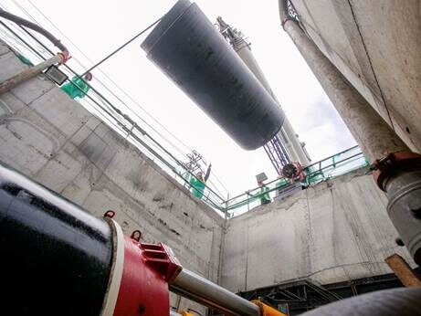 LOWERING LOSSES, ONE PIPE AT A TIME. Maynilad replaces aging pipelines as part of its long-term Non-Revenue Water (NRW) Management Program. /Contributed photo