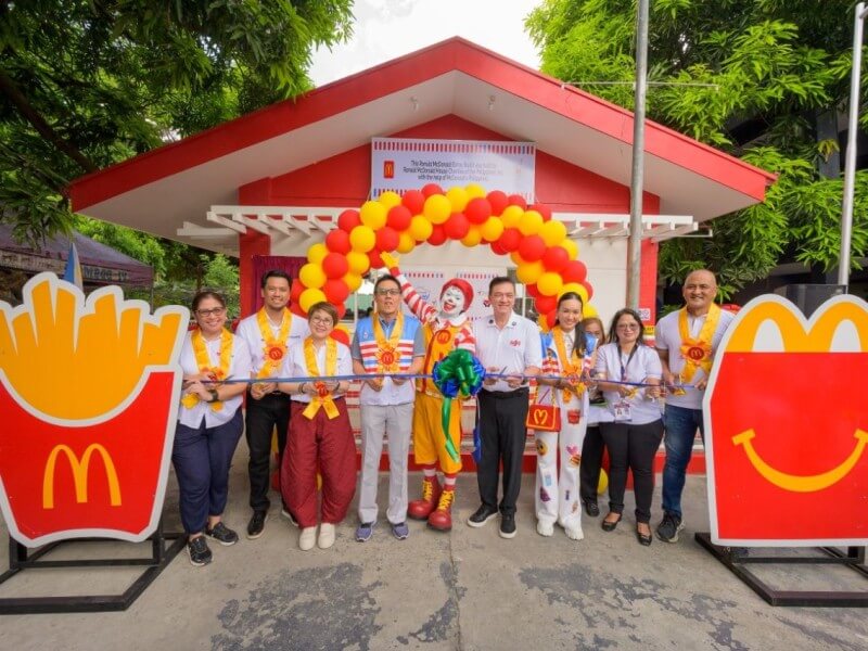 McDonald&rsquo;s Philippines, RMHC Philippines, Megawide Foundation, and Bacoor City officials reopen the refurbished Ronald McDonald Bahay Bulilit Learning Center in Barangay Mambog IV, marking 15 years of supporting early childhood education in the community. | Contributed photo