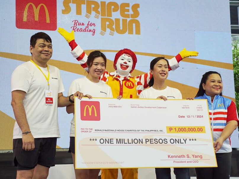 The run raised P1 million for RMHC’s Bahay Bulilit Learning Centers./ Contributed photo