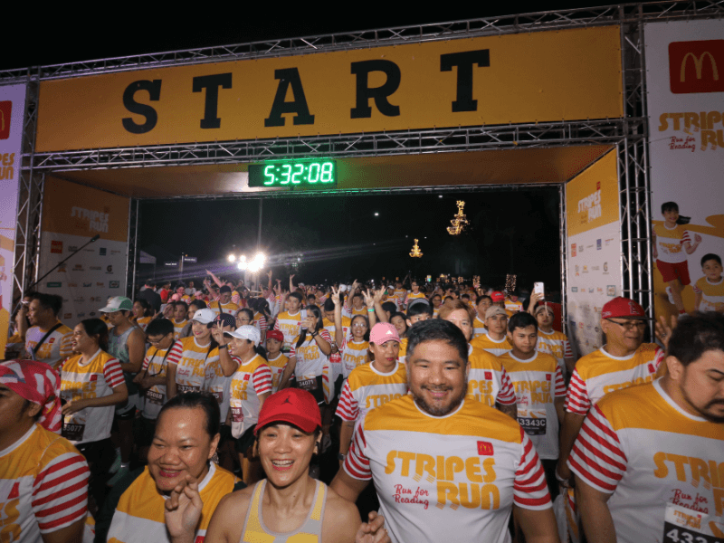 Excitement fills the air as participants gear up with smiles for the start of their run./ Contributed photo