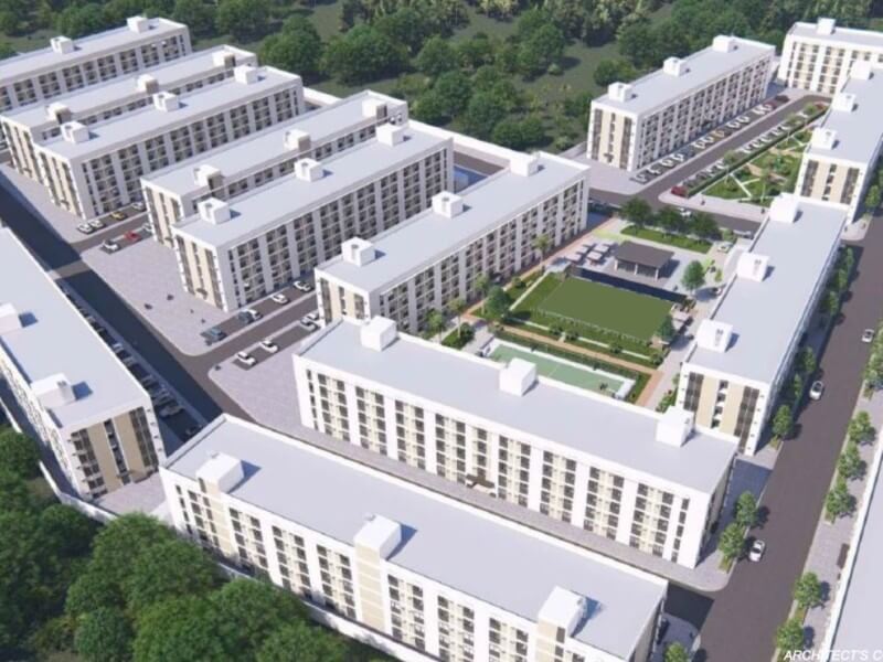 Perspective of a Megawide-built community planned under its 100,000-home 4PH rollout./Photo from Megawide&nbsp;