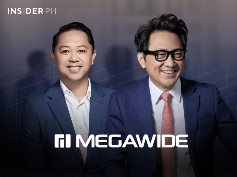 From left: Megawide vice chair Louie Ferrer with chair and CEO Edgar Saavedra.&nbsp;