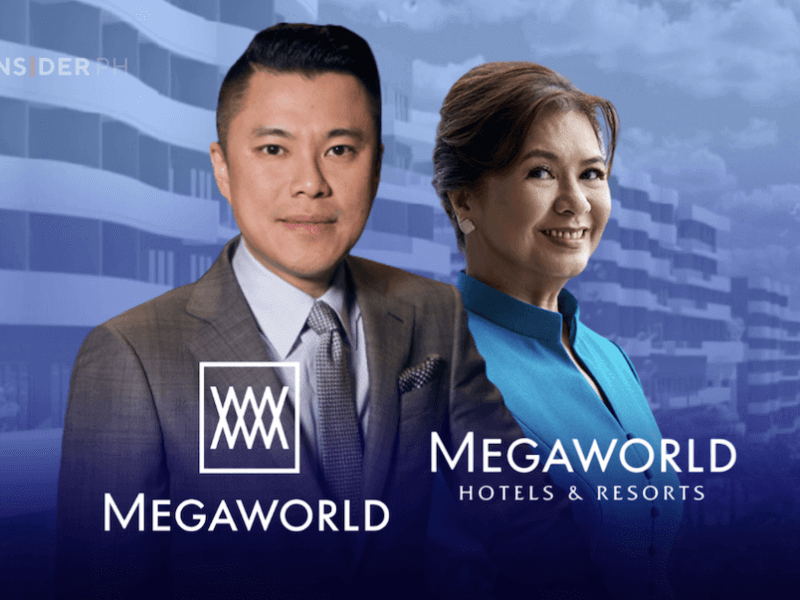Alliance Global president and CEO Kevin Tan (left) and Megaworld president and CEO Lourdes Gutierrez-Alfonso.