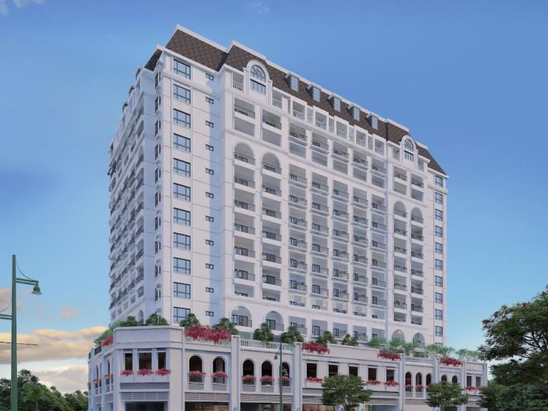 An artist’s visualization of Saint-Marcel Residences in Capital Town, San Fernando, Pampanga./Photo from Megaworld 