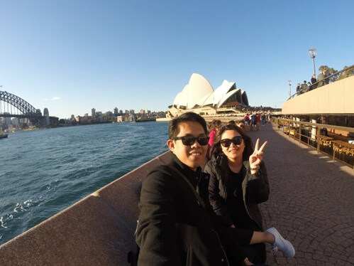 Czarina Mae with her husband Jose Paolo, who fully supported her entrepreneurial journey. 