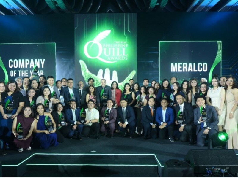 Meralco was hailed as “Company of the Year” at the 21st Philippine Quill Awards after amassing 36 awards for demonstrating excellence in communications. The recent feat reaffirms Meralco’s position as an industry leader not just in energy, but in business communications as well./ ​Photo from Meralco