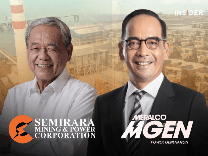 Semirara Mining and Power chair Isidro Consunji (left) with Meralco Powergen Corp. (MGen) president and CEO Emmanuel &ldquo;Manny&rdquo; Rubio.&nbsp;