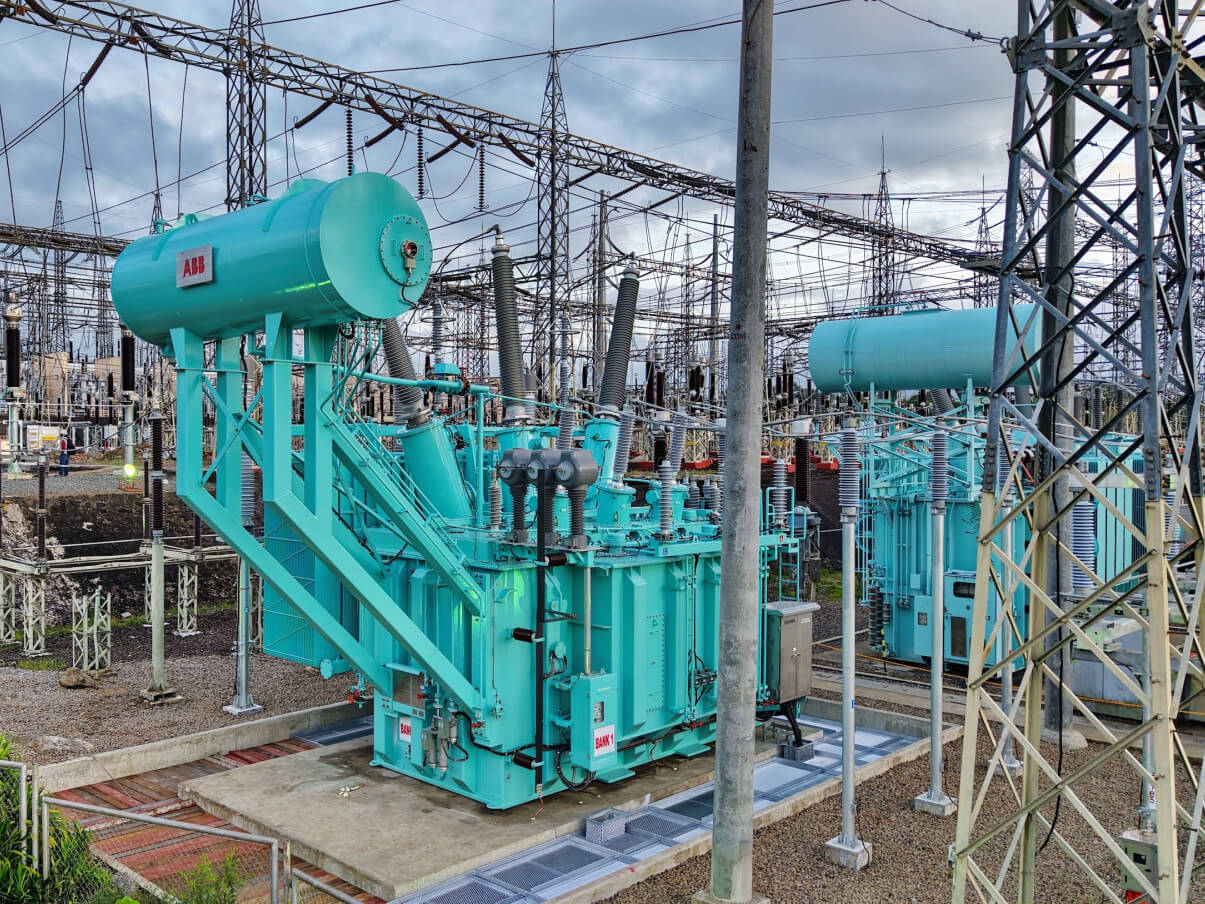 The newly "uprated" transformer of Meralco's Tayabas Distribution Point Substation can now accommodate thrice its previous power capacity to meet the rising needs of the province as economic activity increases./Contributed Photo