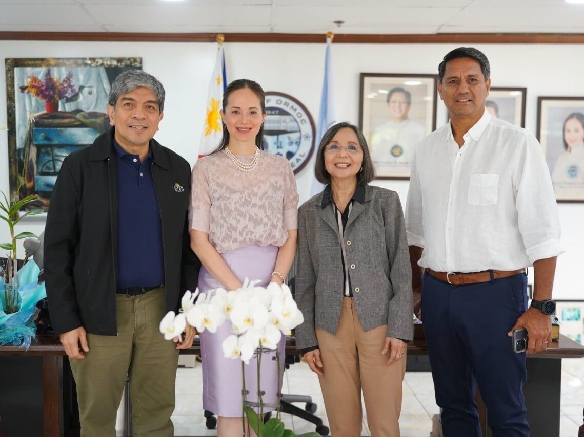 From left: MRSGI president and COO Joselito Orense, Ormoc City Mayor Lucy Torres Gomez, MRSGI chair Sherisa Nuesa, and 4th District of Leyte Congressman Richard Gomez during the formalization of the partnership between MRSGI and the Local Government Unit of Ormoc for the planned Metro Ormoc. | Photo courtesy of the City Government of Ormoc