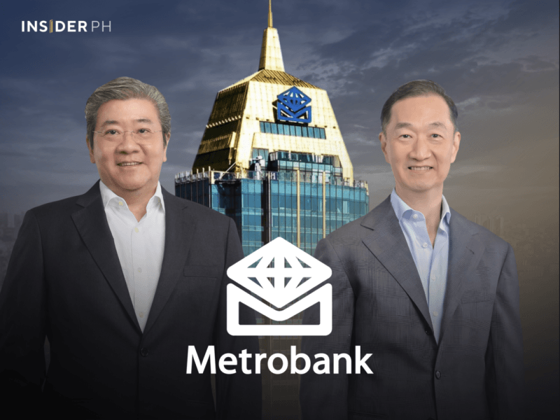 ​Metrobank president Fabian Dee with chair Arthur Ty.&nbsp;
