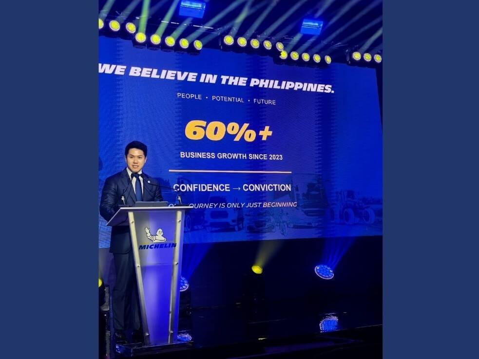 Since 2023, Jonathan Khong, managing director for Michelin Philippines, said that the tire maker has grown its business by more than 60 percent, supported by years of investment and capability building, including expanding its local team and establishing a new Alabang office to support long-term growth. | Photo by Vanessa Hidalgo
