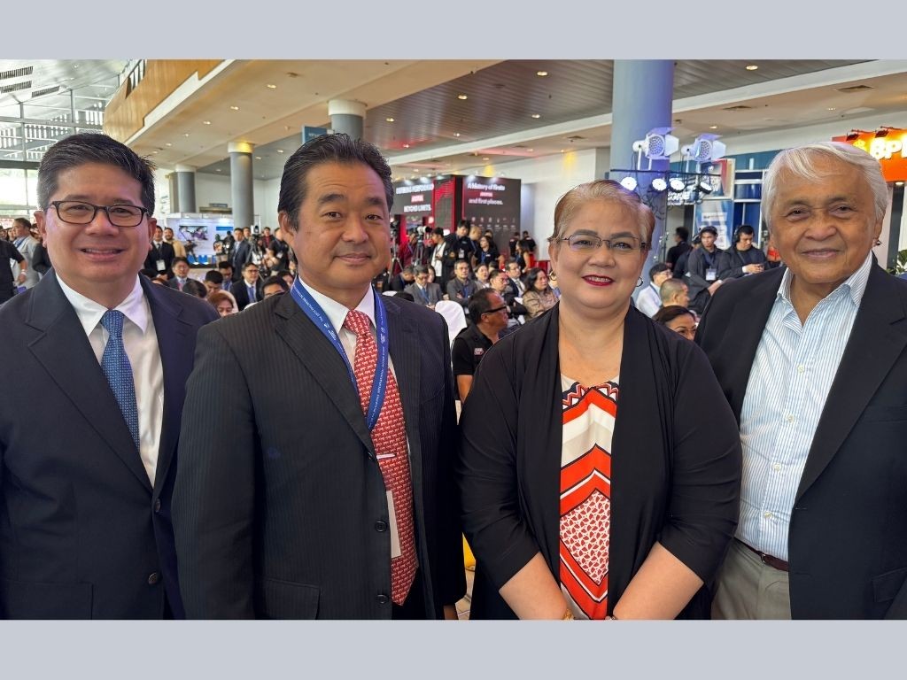 From left: Bureau of Customs (BOC) Port of Batangas deputy collector for assessment Julius Altiche; Mitsubishi Motors Philippines Corp. president and CEO Ritsu Imaeda and BOC Port of Batangas district collector Carmelita Talusan. | Contributed photo