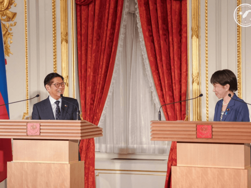 President Ferdinand Marcos Jr. addresses the Japan-Philippines Parliamentary Friendship League./Photo courtesy of the PCO-OUCP