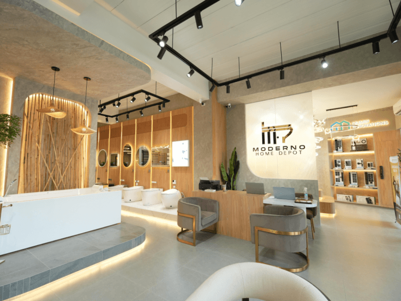 Moderno Home Depot's showroom showcases smart home and premium bathroom solutions as the retailer expands its footprint across the Philippines. | Contributed photo
