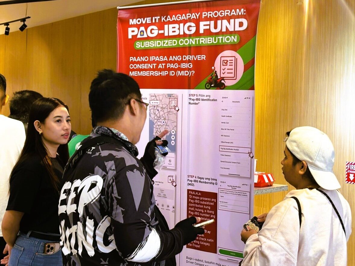 Pag-IBIG Fund, along with other social protection agencies, has a satellite office at the Grab and MOVE IT Asenso Center in Marikina City, making it easier for partners of the platforms to apply for membership./ Contributed photo