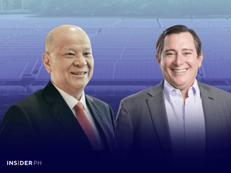 SMC chair and CEO Ramon S. Ang (left) with Aboitiz Power president and CEO Danel Aboitiz&nbsp;