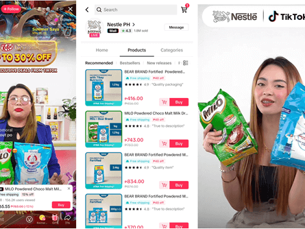 Nestle products being sold on the TikTok Shop