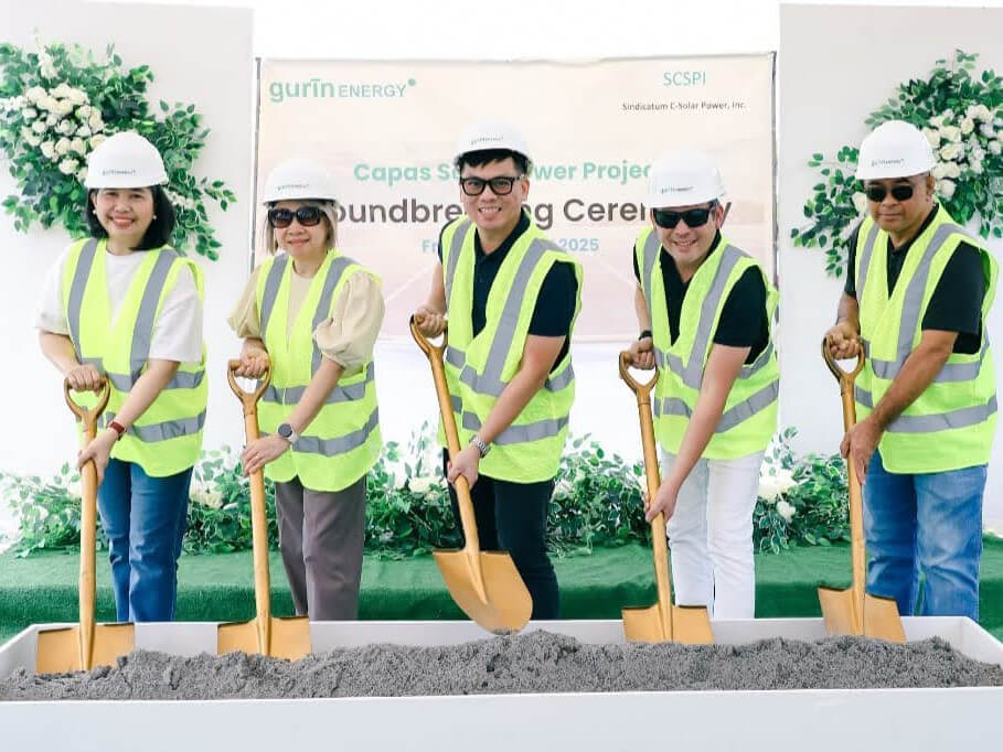 Sindicatum C-Solar Power Inc. breaks ground for its 39-megawatt Capas Solar Power Project in New Clark City, Tarlac./ Photo from  BCDA ​