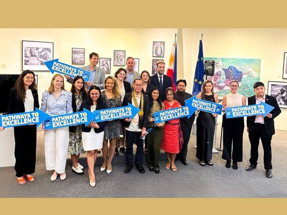 The EU Delegation to the Philippines and representatives from EU Member States and cultural groups gather at the Yuchengco Museum for the EHEF 2025 press conference.