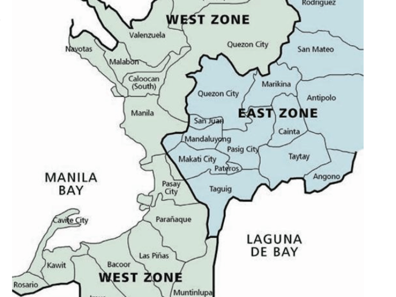 Maynilad’s concession area covers the West Zone of Metro Manila, home to over 10 million people./Screenshot from ​AP Securities' Maynilad report 