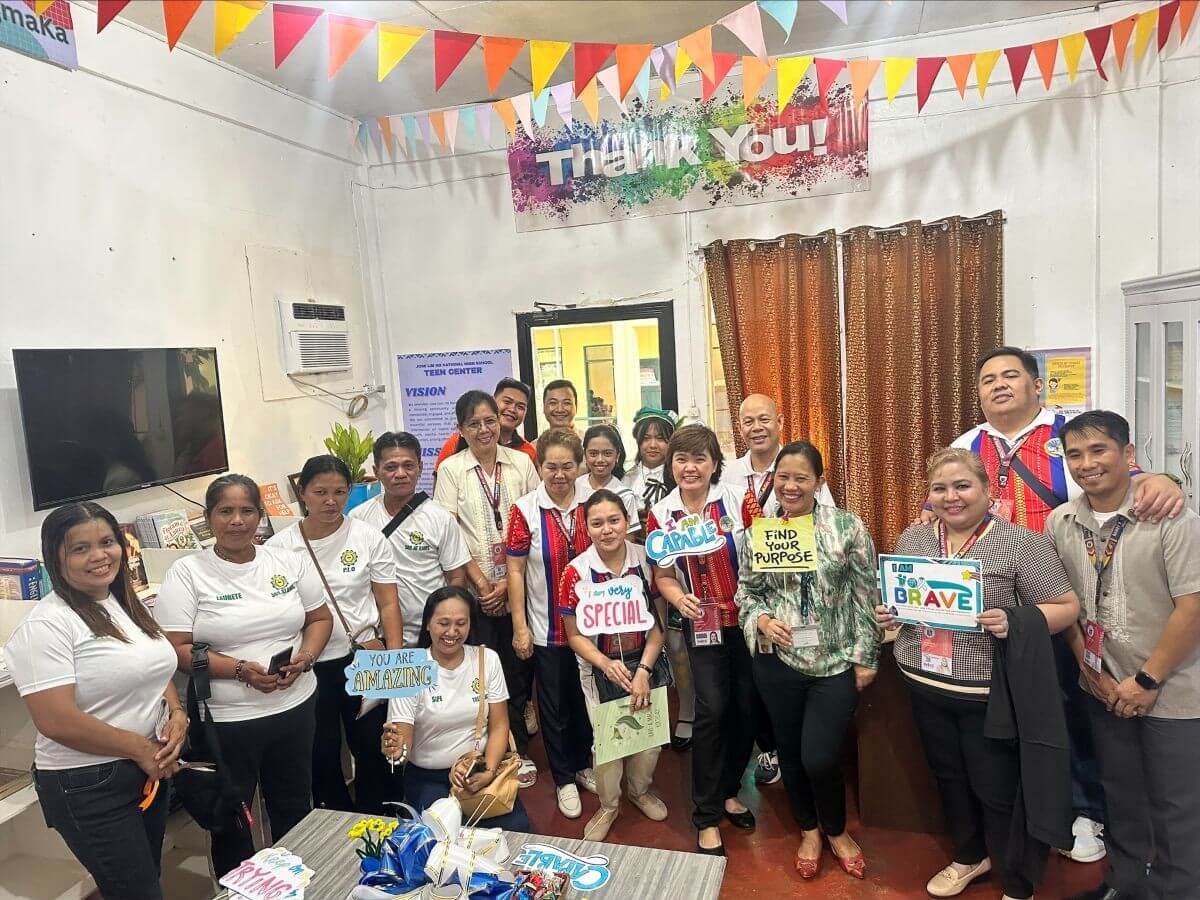 DepEd Ozamiz City Division leaders and partners from Jhpiego and the local government celebrate the unified launch and accreditation of five new BRAVE-supported teen centers in Ozamiz City | Contributed photo