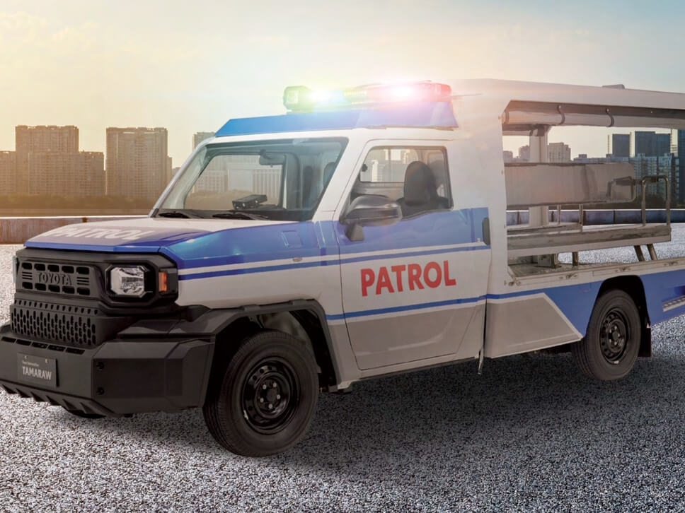 The Next Generation Tamaraw configured into a police patrol vehicle./Contributed Photo