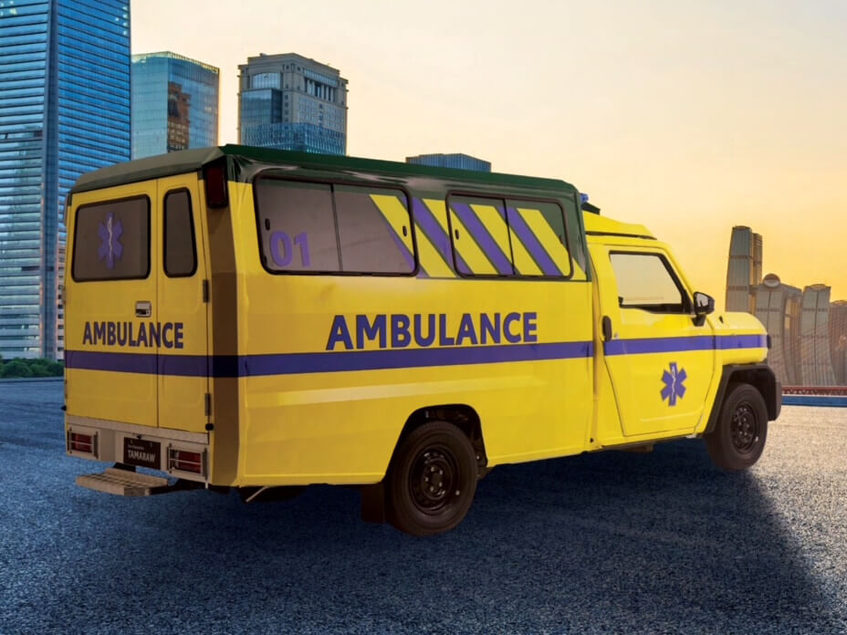 The Next Generation Tamaraw configured into an ambulance./Contributed Photo
