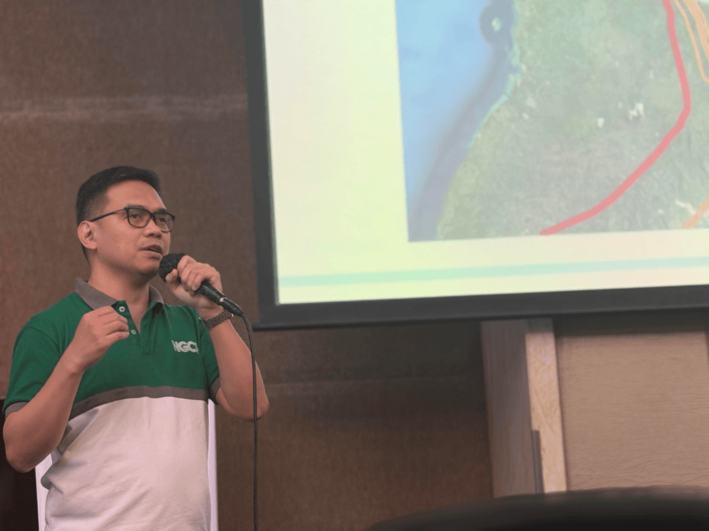Michael Baylosis, NGCP regional transmission planning senior manager for project and engineering, provides an update on the projects line-up by the transmission firm for Cebu during the Power 101 forum last July 2. | Photo by Connie Fernandez-Brojan