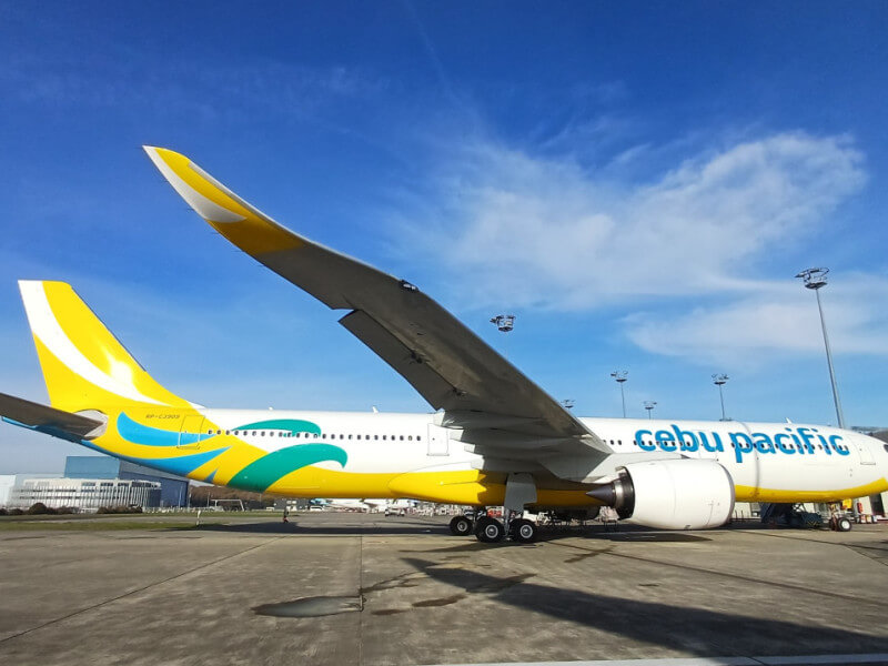 Cebu Pacific’s 16th plane delivery in 2024: The Airbus A330neo, a next-generation widebody plane, reduces fuel consumption by 15 percent while cutting carbon emissions and noise.
