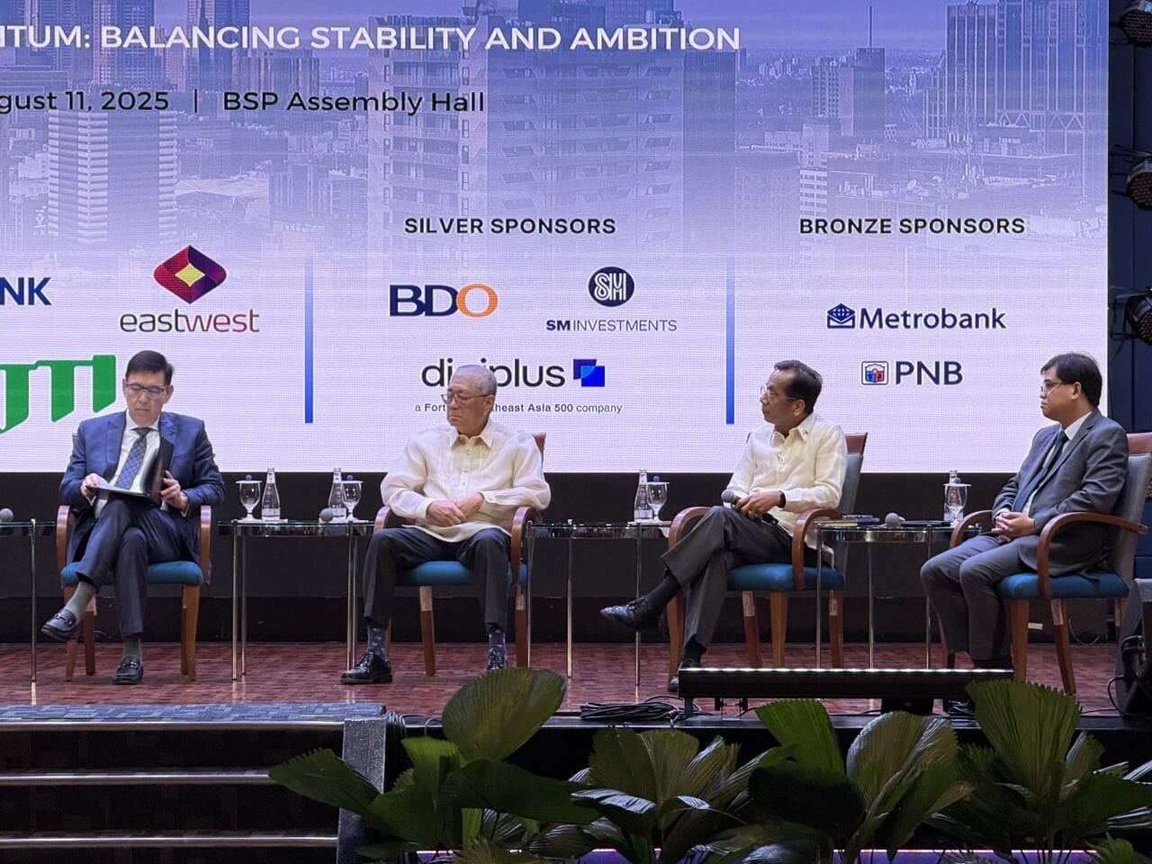 Finance Sec. Ralph Recto, BSP Governor Eli Remolona Jr., Economic Planning Sec. Arsenio Balisacan, and Budget Assistant Secretary Romeo Balanquit./Photo by Daxim L. Lucas