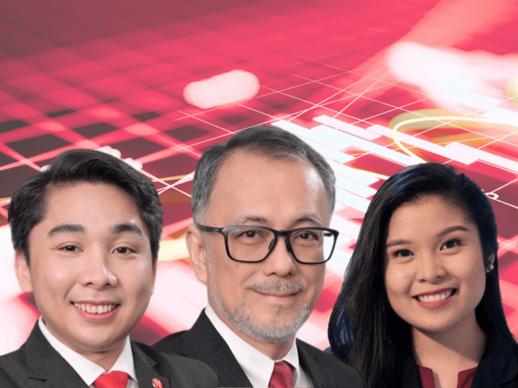 The paper's authors: Advisory services managing partner Caesar Parlade (center), advisory services partner Glenn Alcala, and advisory services senior manager Karen Segovia./Contributed Photos