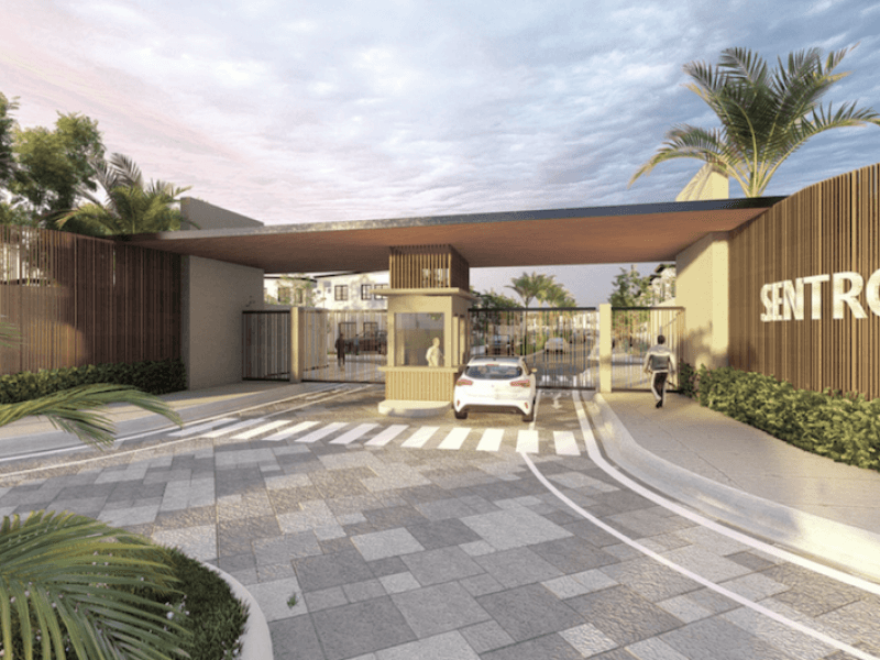 Sentro Properties is a 9.7 hectare-development located along Barangay San Crispin inSan Pablo, Laguna./Rendering of the project from Ovialand 