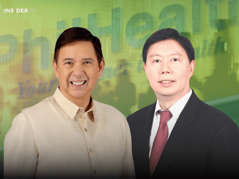 Former Finance Secretary Ralph Recto and former PhilHealth president and CEO Emmanuel Rufino Ledesma Jr.