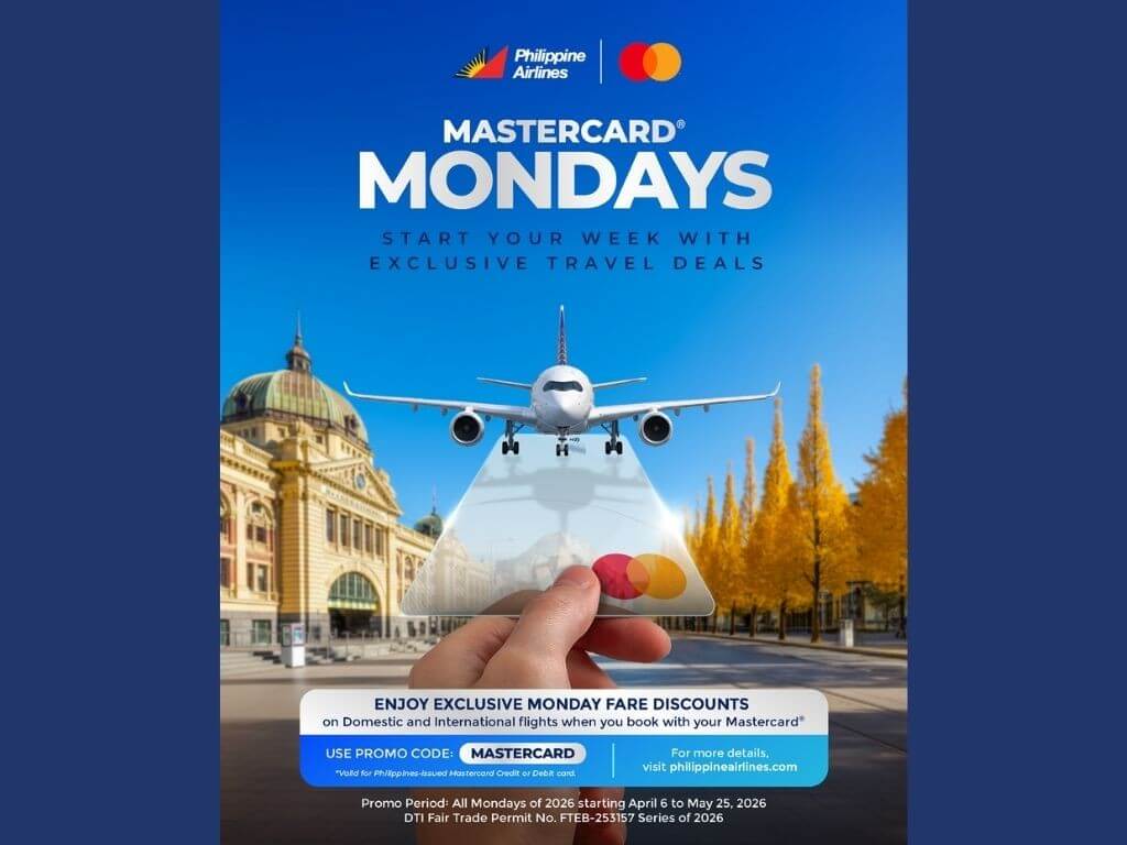 Mondays get a welcome lift as flag carrier Philippine Airlines (PAL) partners once again with global payments leader Mastercard to bring back Mastercard Mondays&mdash;turning the start of the week into the best time to plan ahead. | Contributed photo
