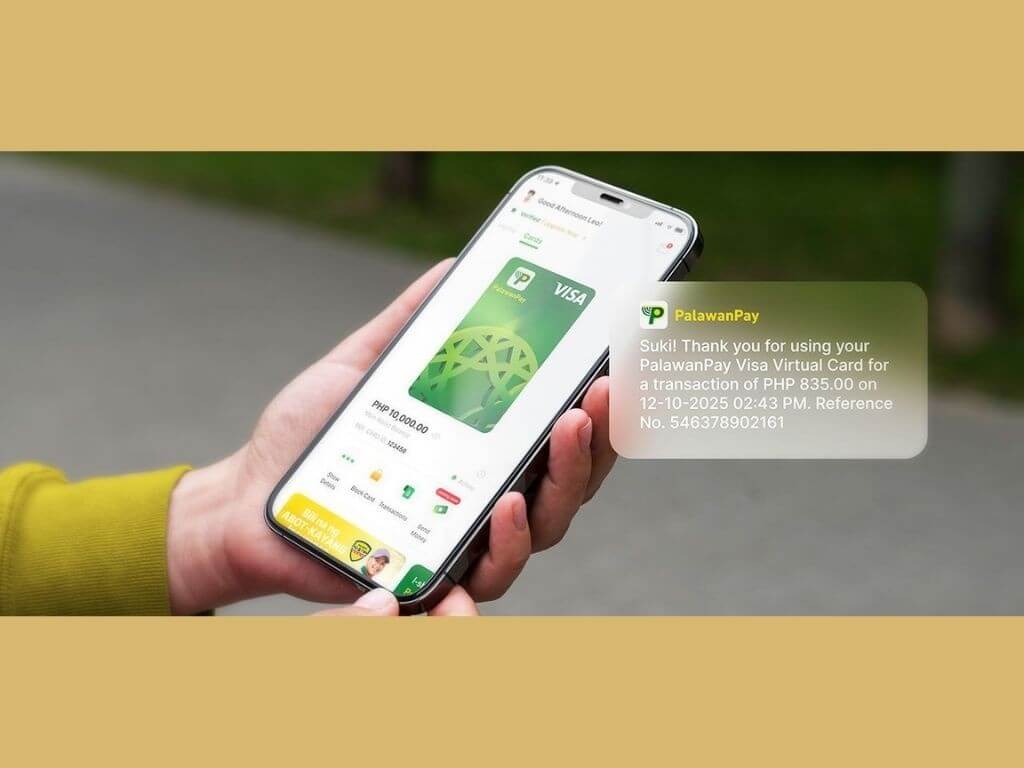With just a few taps inside the PalawanPay app, verified users can instantly activate their Virtual Visa Card and start transacting online. | Contributed photo