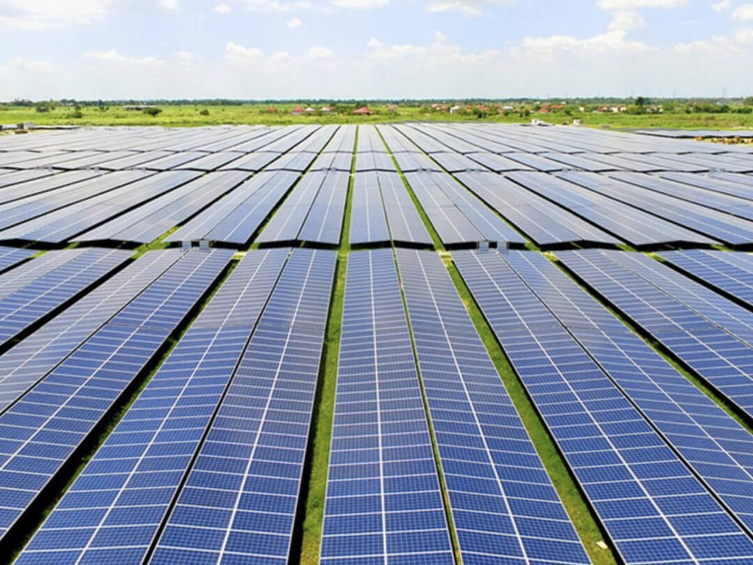 The site of Bohol's first solar project which will generate electricity to power an estimated 18,000 homes./Contributed photo