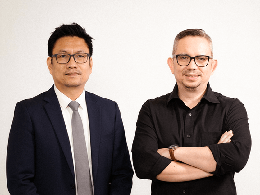 Joef Pena, country head, GIGIL Phnom Penh, with Jake Yrastorza, managing partner, GIGIL Global | Contributed photo