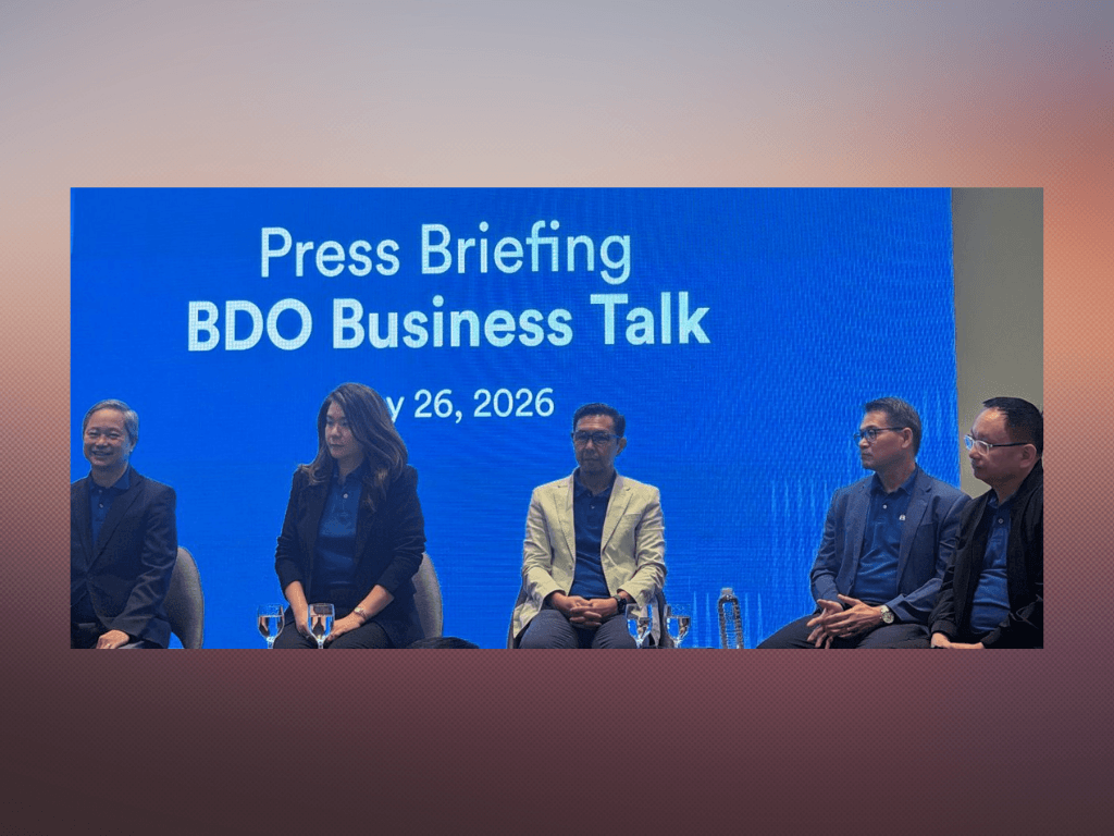 From left: Fritz Ocampo, BDO SVP and head of investment management, trust and investments group; Gayle Christine Go, vice president and Cebu 1 area head, BDO Unibank&rsquo;s branch banking group; Roy Villareal, SVP and digital banking head; Romeo Ibo, vice president and section head, cash management services-SME business development (non-metro), transaction banking group; and Ed Ramirez, vice president and head of retail marketing, BDO Insurance and Reinsurance Brokers Inc. | Photo by Connie Fernandez-Brojan