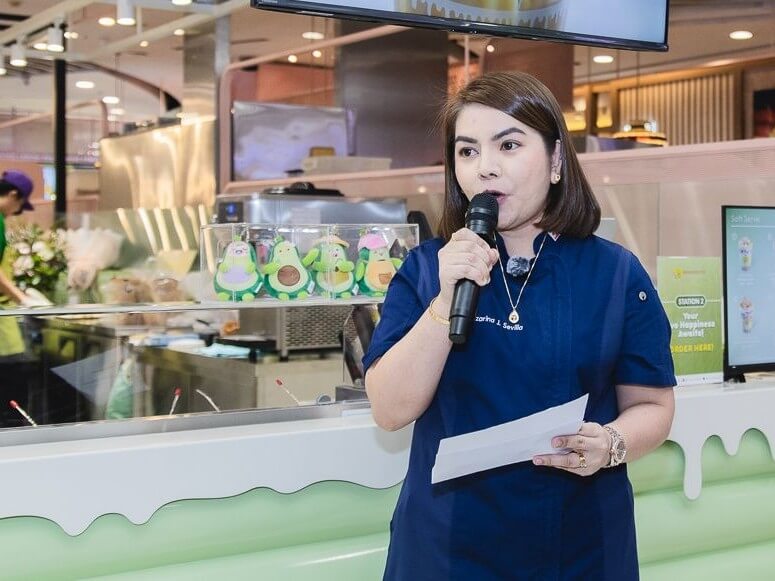Avocadoria CEO chef Czarina Sevilla's opening speech | Contributed photo